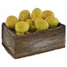 Cassetta in legno con cedri cm 3,2x2,1x1,4 h altezza, legno