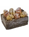 Cassetta in legno con pane cm 3x1,8x1,4 h