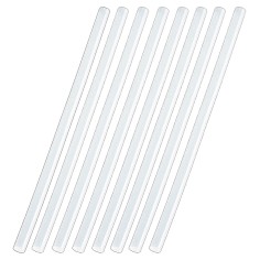 8 piezas de barra de pegamento caliente transparente ø 7 mm L.200 mm