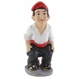Hombre que hace sus necesidades serie 12 cm en resina