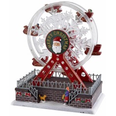 Ferris wheel powered by batteries complete with music and 2