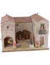 Plastered farmhouse with working illuminated oven complete with