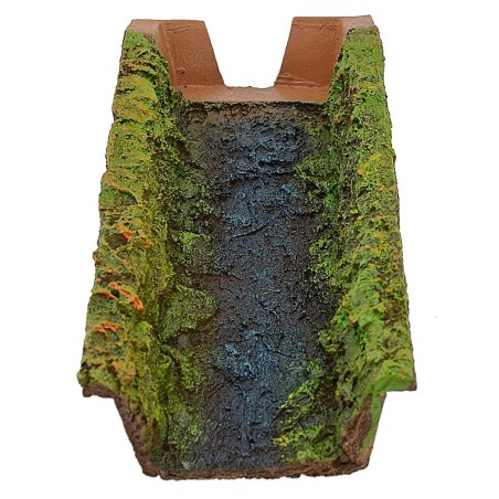 Cascade in resin composable cm 27x12x5 h presepe