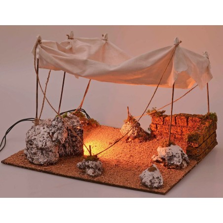 Tenda araba con luce cm 35x28,5x25 h