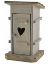 Latrina in legno per presepe cm 7x6x12 h