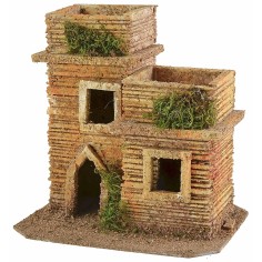 Casa araba doppia 13,5x10,5x14 h altezza, legno, casa, statue 2