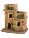 Casa araba doppia 13,5x10,5x14 h altezza, legno, casa, statue