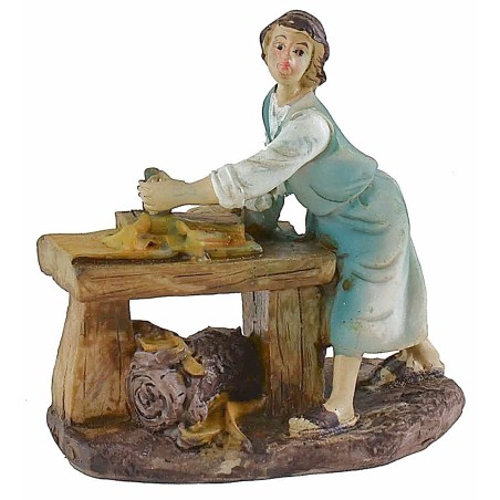 Set 8 mestieri in resina serie 9 cm serie, resina, altezza