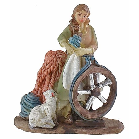 Conjunto de 8 oficios en resina serie 9 cm serie, resina, altura