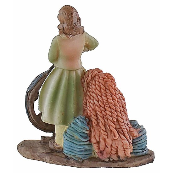 Set 8 mestieri in resina serie 9 cm serie, resina, altezza