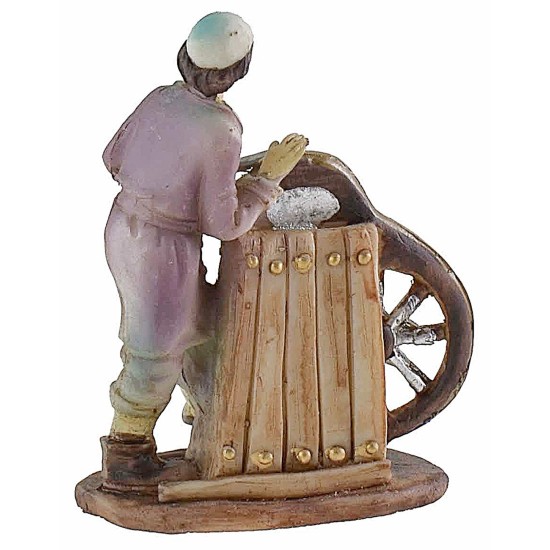 Set 8 mestieri in resina serie 9 cm serie, resina, altezza