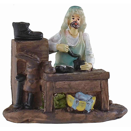 Set 8 mestieri in resina serie 9 cm serie, resina, altezza