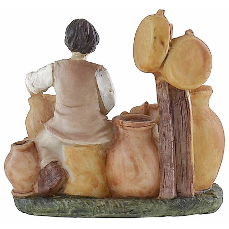 Set 8 mestieri in resina serie 9 cm serie, resina, altezza