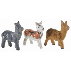 Perro de terracota colores surtidos para figuritas de 8-10 cm