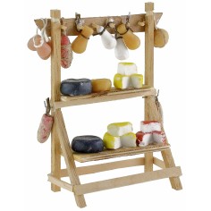 Banco formaggi e salumi in cera 8,5x4x12,5 h 2