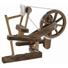 Arcolaio in legno cm 10x3x7,2 h dollhouse miniatures, legno 2