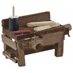 Carpenter's workbench cm 6x4x3.5 h for 8 cm statues 2