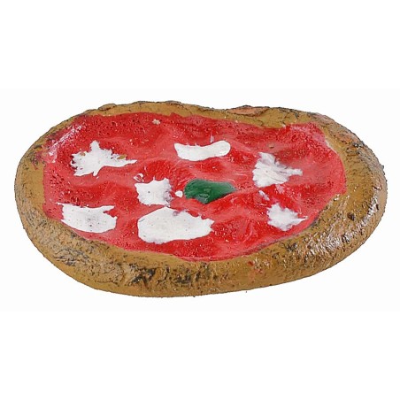 Set 2 pizze margherita ø 3,5 cm misure, statue, pizze