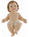 Niño Jesús en resina de 23 cm h para estatuas de 60 cm