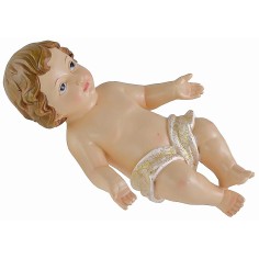 Niño Jesús en resina de 23 cm h para estatuas de 60 cm 2
