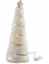 Albero con pelliccia beige h 28,5 cm pelliccia, casa, beige