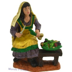 Cm 15 Vendedora de frutas serie Oliver Mundo Pesebre