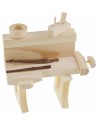 Banco de carpintero de 9x4,5x8,3 cm de altura para estatuas de