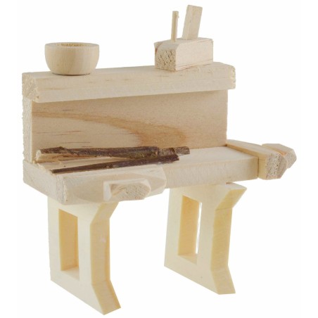 Banco carpintero cm 9x4,5x8,3 h para estatuas de 12 cm banco