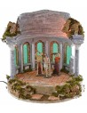 Tempio circolare illuminato ø 41,5x43 h altezza, statue