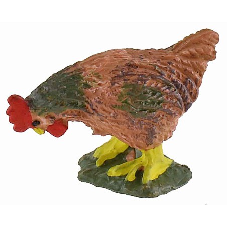 Gallina Oliver per figure cm 10-12 Mondo Presepi