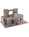 Belén de Pascua iluminado de 75x52x42,5 cm h