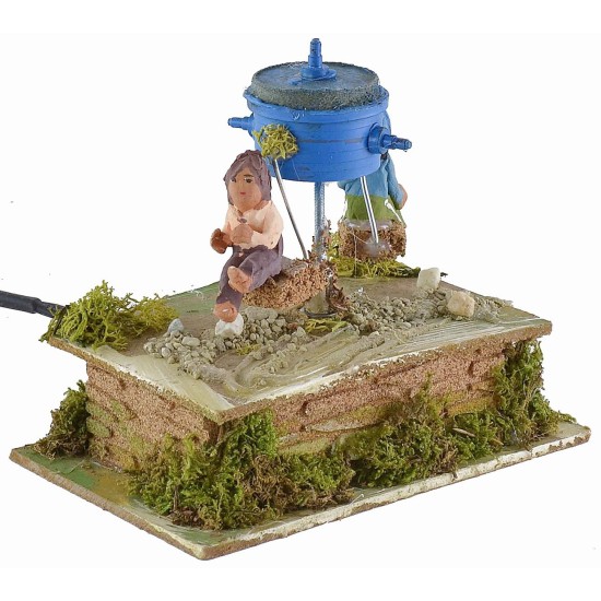 New Giostra per statue 10 cm in movimento Mondo Presepi