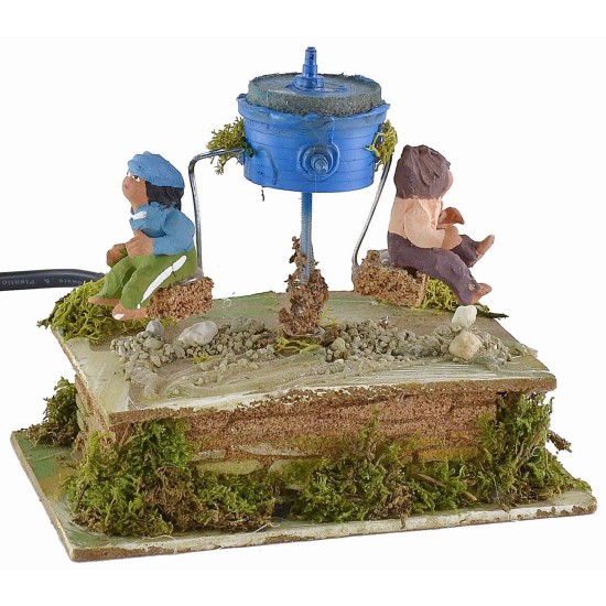 New Giostra per statue 10 cm in movimento Mondo Presepi