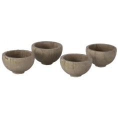Juego de 4 cuencos de madera ø 1,4 cm 2