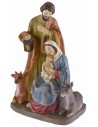 Natività in resina con bue e asino cm 13x9x20,5 h asino