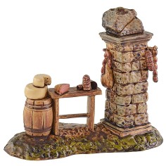 Banco da salumiere Landi Moranduzzo per statuine 10 cm