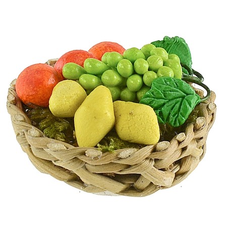 Cesto tondo con frutta ø 3,3 cm