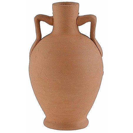 Ánfora con asas de terracota h 7,8 cm jarra, terracota.