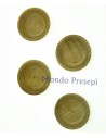 Juego de 4 platillos de madera cm 1,5