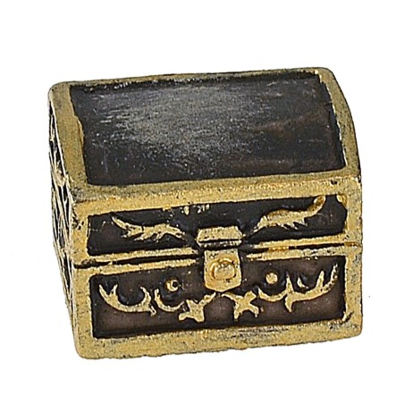 Forziere dei tesori cm 1,8x1,4x1,3 h minuterie presepe