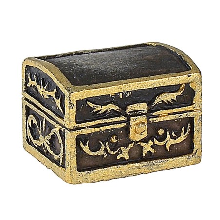 Forziere dei tesori cm 1,8x1,4x1,3 h minuterie presepe