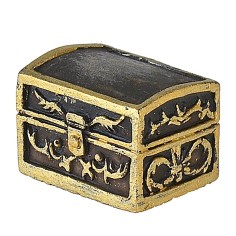 Forziere dei tesori cm 1,8x1,4x1,3 h minuterie presepe 2