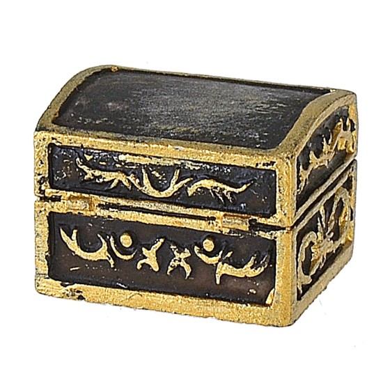 Forziere dei tesori cm 1,8x1,4x1,3 h minuterie presepe