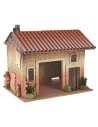 Casa con apertura central para tienda cm 33x25x30 h