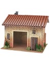 Casa con apertura central para tienda cm 33x25x30 h