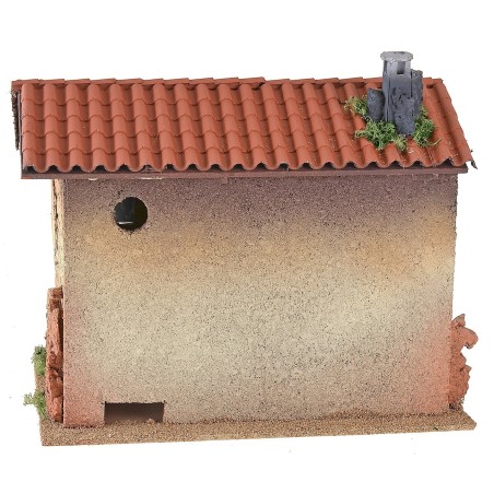 Casa con apertura centrale per bottega cm 33x25x30 h altezza