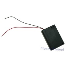 Battery holder with 3XAA stylus switch