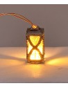 Lanterna con led bianco caldo 3-3,5 Volt cm 1,5 h