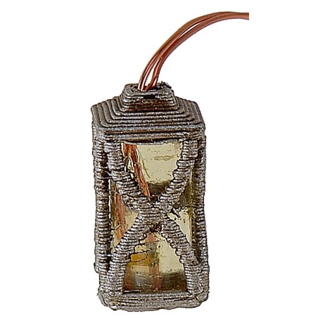 Lanterna con led bianco caldo 3-3,5 Volt cm 1,5 h tensione