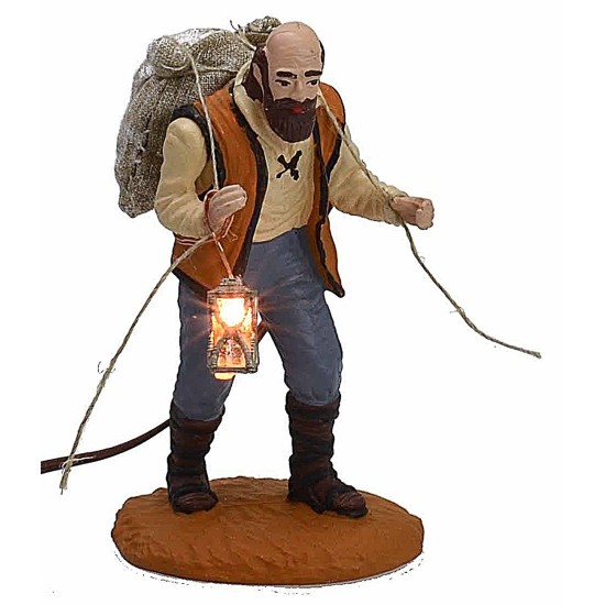 Lanterna con led bianco caldo 3-3,5 Volt cm 1,5 h tensione